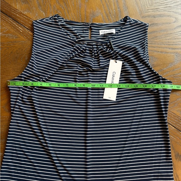 NWT-CALVIN KLEIN Sleeveless Top Size L - Picture 6 of 8